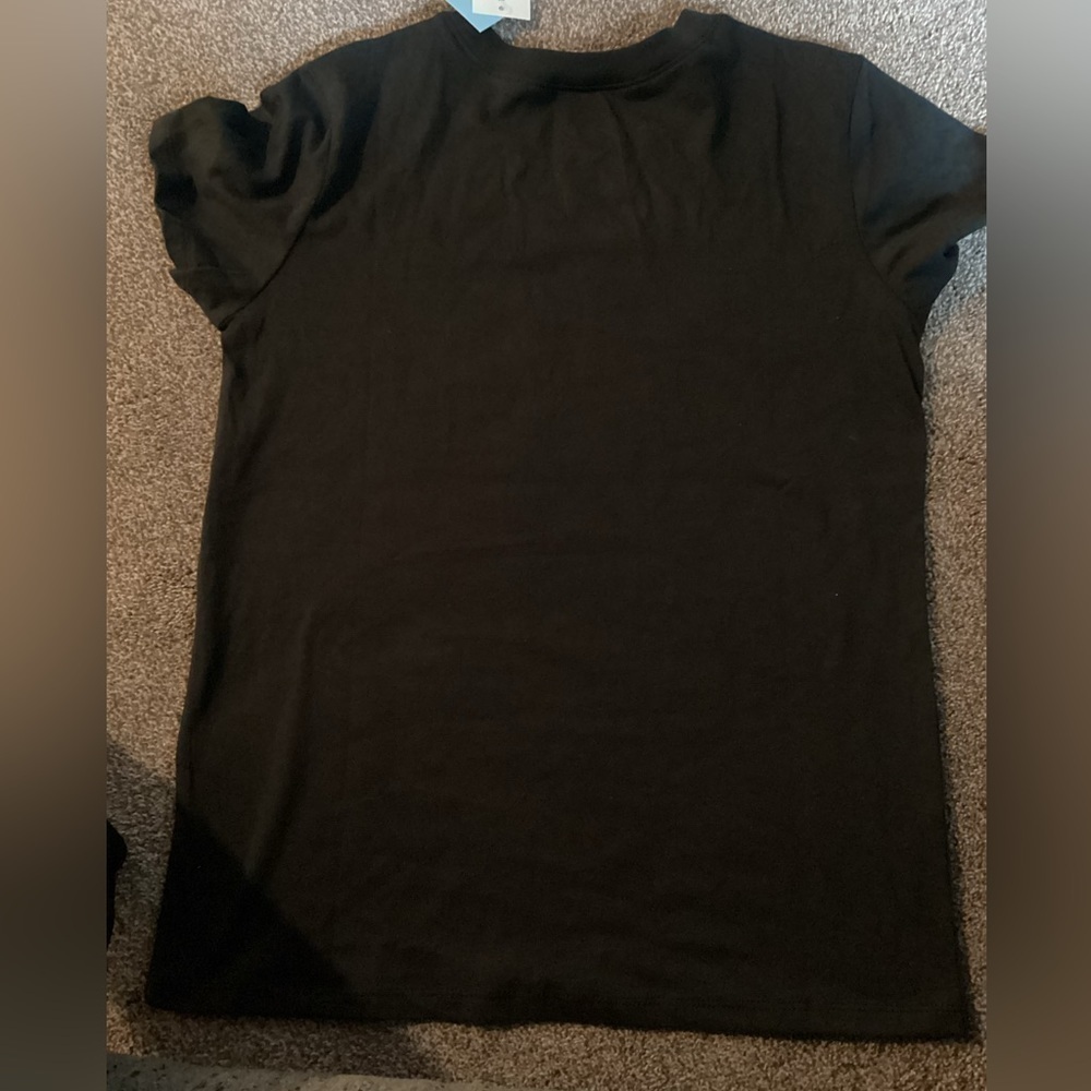 NWT Zoe + Liv Size S Black‎ Santa T-shirt - Picture 3 of 4